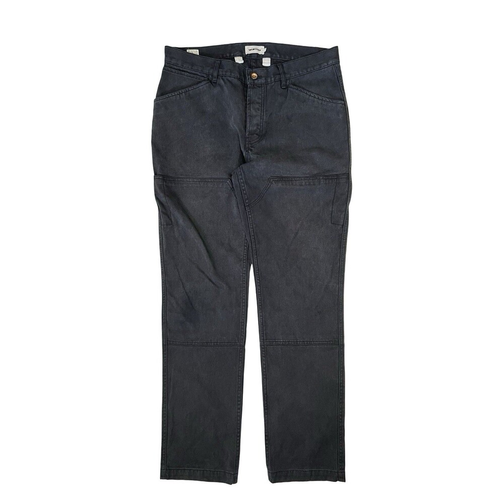 Taylor Stitch Chore Pant Boss Duck Canvas Black Coal Men’s 36